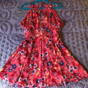 Parker 100 percent silk mini dress